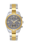 BREEZE Starlight Swarovski Chronograph Two Tone Stainless Steel Bracelet