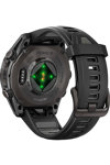 GARMIN Fenix 8 43mm AMOLED Sapphire Titanium Gray with Black Silicone Band