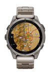 GARMIN Fenix 8 47mm AMOLED Sapphire Titanium with Titanium Bracelet