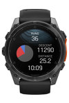 GARMIN Fenix 8 51mm AMOLED Slate Gray with Black Silicone Band