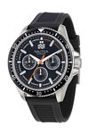 NAUTICA NCT Windrose Black Silicone Strap