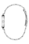 GUESS Array Zircons Silver Stainless Steel Bracelet