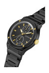 GUESS Jet Black Stainless Steel Bracelet