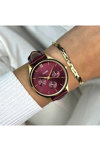 CLUSE Minuit Bordeaux Leather Strap