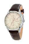 MASERATI Sorpasso Chronograph Brown Leather Strap