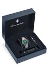 MASERATI Sorpasso Chronograph Silver Stainless Steel Bracelet Gift Set