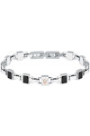 MASERATI Ceramic Stainless Steel Bracelet with Ceramic Elements