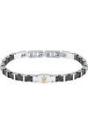 MASERATI Ceramic Stainless Steel Bracelet with Ceramic Elements