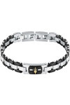 MASERATI Ceramic Gold Stainless Steel Bracelet with Ceramic Elements