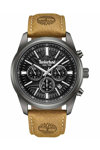 TIMBERLAND Northbridge Dual Time Brown Leather Strap