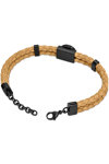 TIMBERLAND Aandroscoggin Stainless Steel and Leather Bracelet