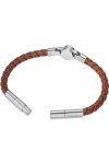 TIMBERLAND Arrowsic Stainless Steel and Leather Bracelet