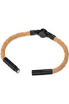 TIMBERLAND Arrowsic Stainless Steel and Leather Bracelet