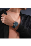 POLICE Coswig Chronograph Blue Silicone Strap