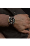 SEIKO 5 Sports SKX GMT Automatic Dual Time Brown Leather Strap