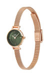 DANIEL WELLINGTON Petite Mini Emerald Melrose Rose Gold Stainless Steel Bracelet 19 mm