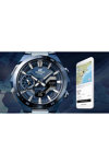 CASIO Edifice Tough Solar Windflow Dual Time Chronograph Blue Bracelet