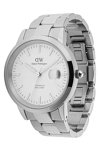 DANIEL WELLINGTON Iconic Link Automatic Silver Stainless Steel Bracelet 40 mm