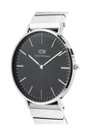 DANIEL WELLINGTON Classic Piano Silver Stainless Steel Bracelet 40 mm