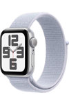 Apple Watch SE 2 GPS 40mm Silver Aluminium Case with Blue Cloud Sport Loop