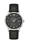 BULOVA Hudson Automatic Black Leather Strap