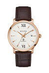 BULOVA Hudson Automatic Brown Leather Strap