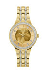 BULOVA Crystal Swarovski Gold Stainless Steel Bracelet