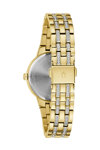 BULOVA Crystal Swarovski Gold Stainless Steel Bracelet