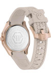 PHILIPP PLEIN Spectre Crystals Beige Silicone Strap