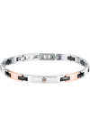 MASERATI Ceramic Stainless Steel Bracelet with Ceramic Elements