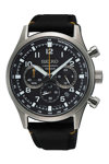 SEIKO Conceptual Chronograph Black Synthetic Strap