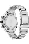 CITIZEN Promaster Land Eco Drive Dual Time Chronograph Silver Stainless Steel Bracelet