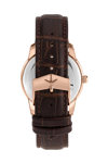 LUCIEN ROCHAT Iconic Brown Leather Strap