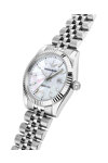 LUCIEN ROCHAT Bienne Silver Stainless Steel Bracelet