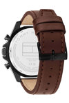 TOMMY HILFIGER Sport Brown Leather Strap