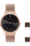 LEDOM Classic Rose Gold Stainless Steel Bracelet Gift Set