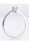 18ct White Gold Solitaire Ring with Diamond by SAVVIDIS (No 55)