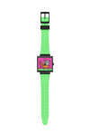 SWATCH Breaks Off Green Silicone Strap