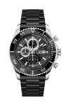 GUESS Collection Speedracer Chronograph Black Ceramic Bracelet