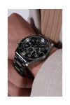 GUESS Collection Speedracer Chronograph Black Ceramic Bracelet