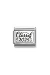 Link NOMINATION Numbers 'Class of 2025' made of Stainless Steel and Sterling Silver