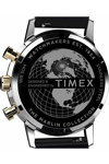 TIMEX Marlin Chronograph Black Leather Strap