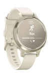 GARMIN Lily® 2 Active Lunar Gold with Bone Silicone Strap (Preorder)