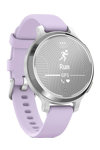 GARMIN Lily® 2 Active Silver with Purple Jasmine Silicone Strap