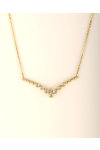 Νecklace 18ct Gold with Diamonds by SAVVIDIS