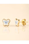 9ct Gold butterfly-shaped earrings by Ino&Ibo