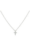 DOUKISSA NOMIKOU Little Cross Necklace Silver