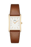 DANIEL WELLINGTON Bound Brown Leather Strap