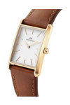 DANIEL WELLINGTON Bound Brown Leather Strap