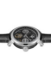 INGERSOLL Arc Automatic Dual Time Black Leather Strap